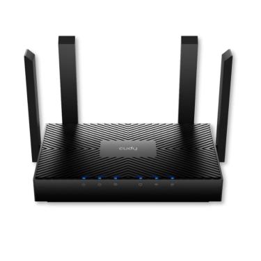 Imagem de Roteador Cudy WR3000 Mesh AX3000 WiFi 6 Gigabit 4 Antenas Até 256 Dispositivos Preto 