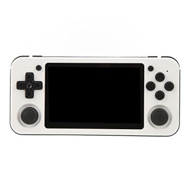Imagem de aqxreight Console de Jogos Portátil RG351P Vários Jogos Máquina de retrô de Alta Resolução 64G Roxo Tal Vibração para Suportes No Console Construído do que Perfeitamente Formatos de Retro (Branco)