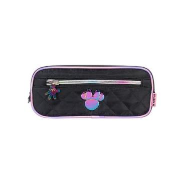 Imagem de Estojo Simples Minnie T05 - Pto/Lilas - Xeryus, Preto