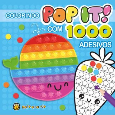 Imagem de Colorindo pop it baleia - GATO AMARELO, 3