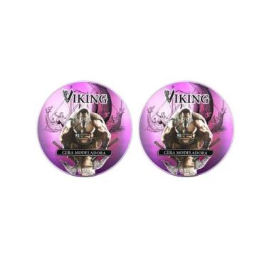 Imagem de Cera Modeladora Viking 150G Uva (Roxa) - Kit Com 2Un