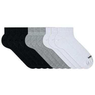 Imagem de Kit 10 Pares Meia Mash Algodão Esportiva, Sortido, 39-44