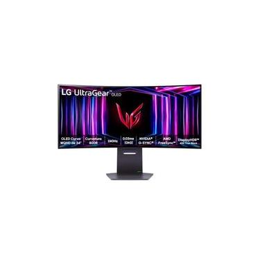 Imagem de Monitor Gamer LG 34GS95QE UltraGear - 34 OLED Curvo, 240Hz e G-SYNC
