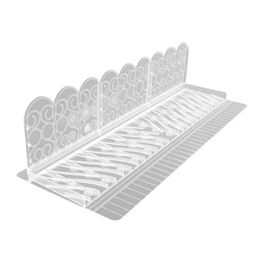 Imagem de Generic Protetor contra respingos de água para pia de cozinha, barreira de silicone contra respingos de água, para lavagem de louça, ilha de cozinha, Claro