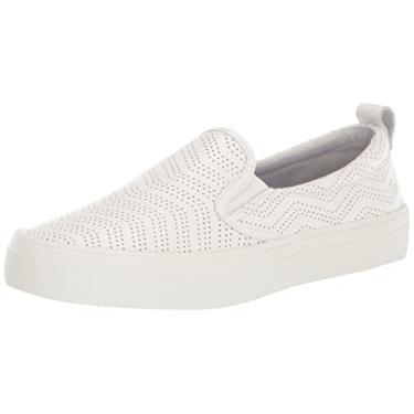 Imagem de Sperry Tênis feminino de couro Crest Twin Gore, Branco Perf, 41