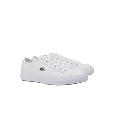 Imagem de Lacoste Tênis masculino Backcourt, Branco/Branco, 44