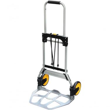 Imagem de Carrinho Dobrável Portátil Telescópico Transporte Carga 80kg