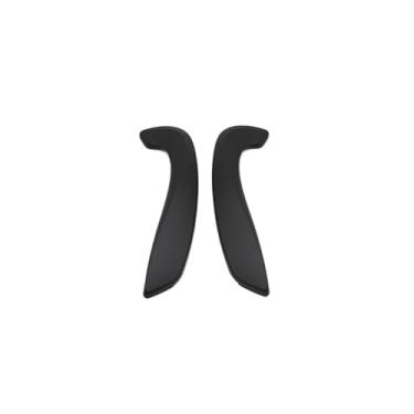 Imagem de Preto padrão de fibra de carbono frente esquerda ou direita porta interior maçaneta capa compatível para renault megane 3 mk3 fluence 2008-2016(Cover-Black 2PCS)