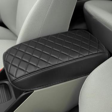 Imagem de Bercicci Capa de apoio de braço para console central compatível com Honda 2012-2015 Civic Sport Acessórios Material de couro Proteção do forro do console central