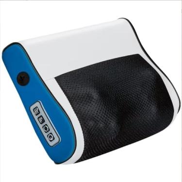 Imagem de Massageador Shiatsu Elétrico Almofada Encosto Com Aquecimento Cervical Lombar Pés