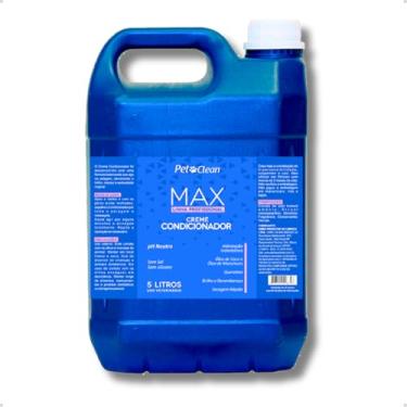 Imagem de Shampoo Condicionador 5 Litros Linha Max Premium para Cachorro e Gato Pet Clean