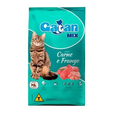 Imagem de Ração Gatan Mix Para Gatos Adultos Sabor Carne E Frango 20kg
