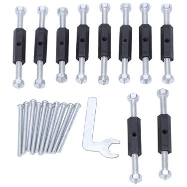 Imagem de Ferramenta de Reparo de Caixa de Chave de 86 Mm X 86mm, Kit de Aço de Liga Eficiente para Interruptores de Soquete Com Suportes, Parafusos, Chave Inglesa, Solução de Instalação Fácil, Operação (86