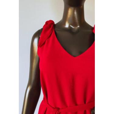 Imagem de Vestido Crepe Eva Lamour, M, Vermelho sangue