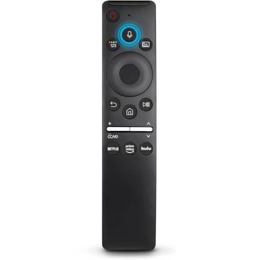 Imagem de Controle remoto de voz de substituição para TV Samsung, controle de voz inteligente compatível com Smart TVs Samsung 8K/4K QLED UHD LED LCD com moldura curvada, substituição universal com