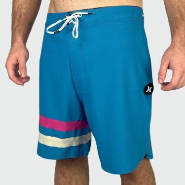 Imagem de Bermuda Hurley Phantom Eco Block Party 18 Azul-Masculino