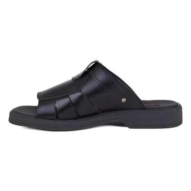 Imagem de Sandália Itapuã 1603 Reversível Anilina Masculina, 40, Preto
