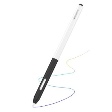 Imagem de MoKo Capa para Apple Pencil Pro e Apple Pencil 2ª geração, capa protetora de silicone transparente, acessórios compatíveis com carregamento magnético iPencil e toque duplo, preta