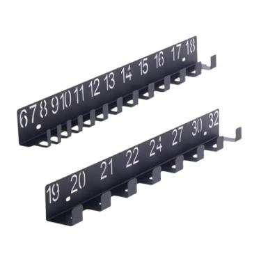 Imagem de ShengQuanHao 2x Organizadores de Chaves de Parede, Organizadores de Ferramentas, Ganchos de Metal para Pendurar, Suportes para Chaves para Garagem, Oficina, Mecâni