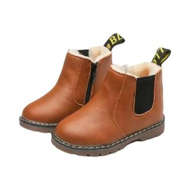 Imagem de Botas Chelsea Para Meninos E Meninas, Quentes, De Borracha, Estilo Clá