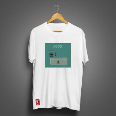 Imagem de Camiseta São Paulo Masculina Zé Carretilha Ninho Da Coruja - M. Trajano SPFC-Masculino