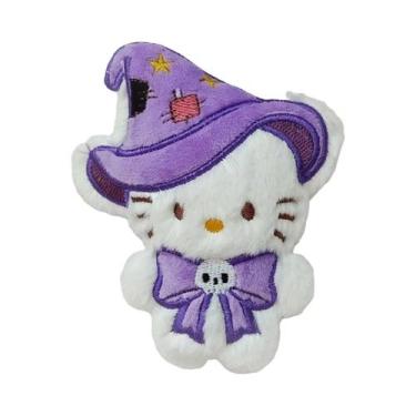 Imagem de Chaveiro De Pelúcia De Gatinho Fofo, Decoração De Carro De Halloween, 