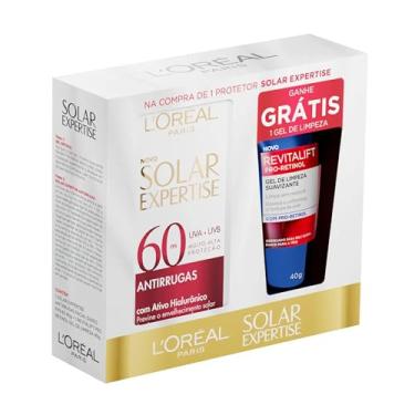 Imagem de KIT SOLAR EXPERTISE FACIAL ANTIRRUGAS + GEL DE LIMPEZA RETINOL
