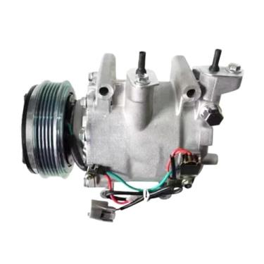 Imagem de ZZXXYY Compressor de ar condicionado 12V TRSE07 A/C bomba de resfriamento compatível com Honda City, FIT, Jazz 2009-2013, compressor AC para reparo de resfriamento fraco substituição OE 38810RD7Z01