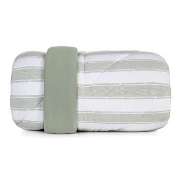 Imagem de Edredom Malha Fio Penteado 100% Algodão - Trilho - Casal