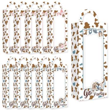 Imagem de OU RUI 10 caixas de lembrancinhas de festa de vaqueira ocidental, caixas de presente de boneca, caixa de doces de cowboy para decoração de festa de vaqueira, lembrancinha de aniversário de rodeio