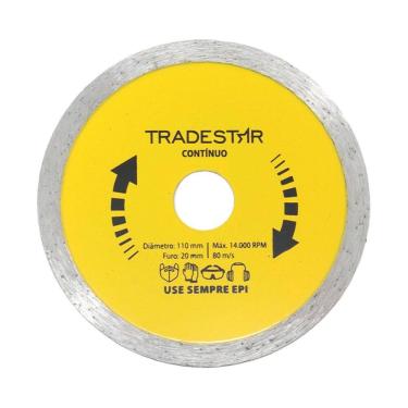 Imagem de Disco Diamantado Contínuo 110X20Mm Porcelanato Tradestar