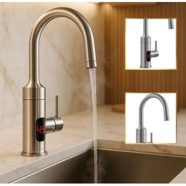 Imagem de Torneira Elétrica Gourmet com Visor de Temperatura Aurora - GoldenX