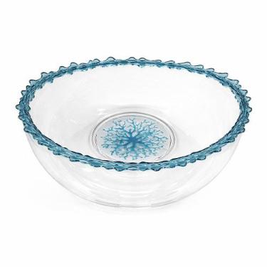 Imagem de Saladeira em Melamina Oceano Coral Turquesa 34x16cm - ENTRECASA