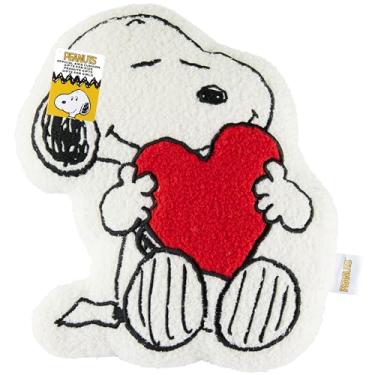 Imagem de Get Trend Peanuts Snoopy Plush Cushion Pillow for Kids, Teens, Adults, Soft Plush Throw Pillow Cute Fluffy Cushion Bedroom Decor Cuddle Plushies Gifts (White Snoopy, L13.6 x W9.8)