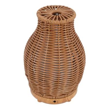 Imagem de LiebeWH Difusor de óleo Essencial, Design de Rattan, Umidificador de Névoa Fria Alimentado por Usb, Máquina de Aromaterapia para Escritório de Viagens