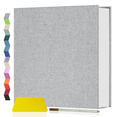 Imagem de Popotop Álbum de fotos autoadesivo álbum de recortes para fotos 10 x 15 x 17 20 x 25 cm, livro de fotos faça você mesmo como kits de suprimentos para álbuns, presentes de aniversário para mulheres