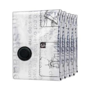 Imagem de 5 Sacos De Vácuo Para Armazenamento De Roupas, Edredons, Cobertores E 