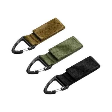 Imagem de Mosquetão Tático De Nylon Com Gancho Para Chaves, Clipe Para Cinto Mol