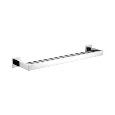 Imagem de Suporte De Toalhas De Aço Inoxidável Preto Montado Na Parede, Design S