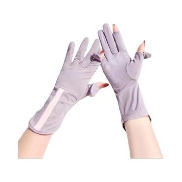 Imagem de Luvas Femininas De Verão Com Proteção Solar, Tela Sensível Ao Toque, F