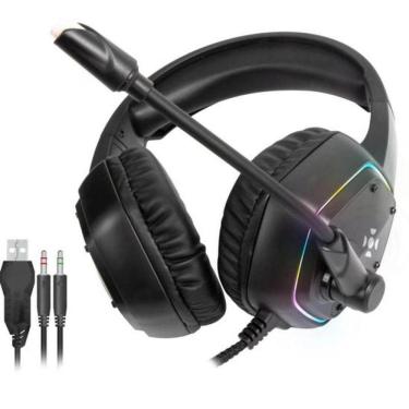 Imagem de Headset Gamer Fortrek Blackfire P2 + Usb Rgb Preto