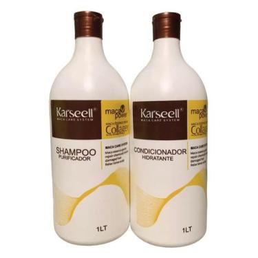 Imagem de Kit Karseell Shampoo + Condicionador 1L Cada