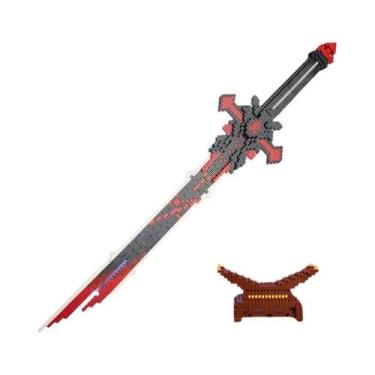 Imagem de Brinquedo De Blocos De Montar De Espada Samurai E Faca Ninja Para Cria