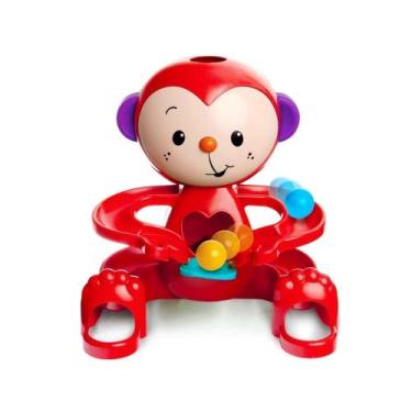 Imagem de Boneco Macaco Zuquinha Escorrega Bolinha Infantil - Elka