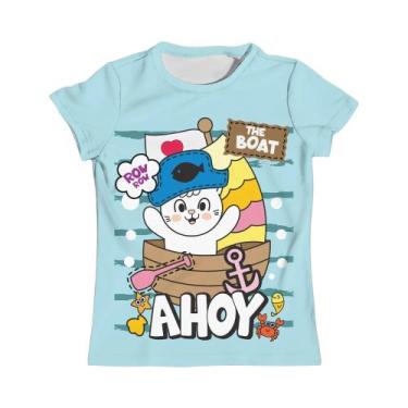 Imagem de Camiseta Gráfica De Dinossauro Para Meninos E Meninas, Manga Curta, Ro