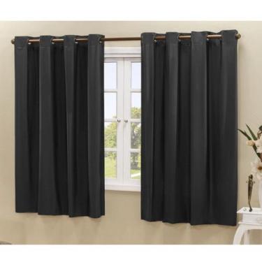 Imagem de Cortina Blackout PVC 2,20 m x 1,30 m - Preto - Home Fernandes