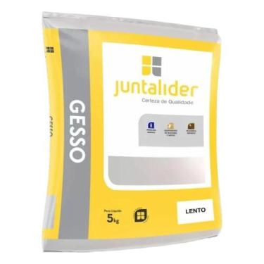 Imagem de Gesso Em Pó Lento Secagem Controlada 5kg Juntalíder