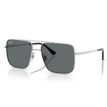 Imagem de Óculos de Sol Ray-Ban 0Rb3758 Ari - Cinza Prata 56-Unissex