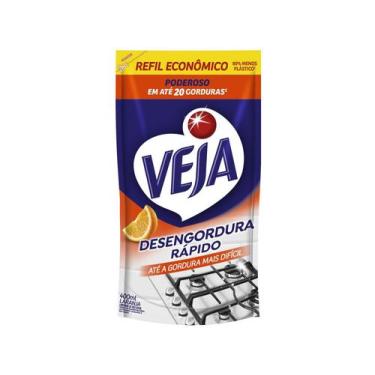 Imagem de Desengordurante Veja Veja Cozinha Sachê Cremoso - Laranja Refil 400ml,