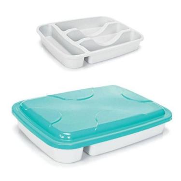 Imagem de Porta Talheres com Tampa de Gaveta com 4 Divisórias - Gabriel Varejo -